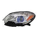 New CAPA Certified Standard Replacement Driver Side Headlight Assembly, Without Buick Logo