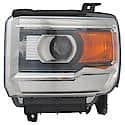 New CAPA Certified Standard Replacement Driver Side Halogen Headlight Assembly, Without LED