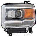 New CAPA Certified Standard Replacement Driver Side Head Light Assembly