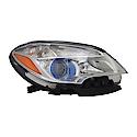 New CAPA Certified Standard Replacement Passenger Side Headlight Assembly, Without Buick Logo