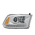 New CAPA Certified Standard Replacement Passenger Side Head Light Assembly, Halogen Type Projector