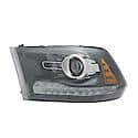 New CAPA Certified Standard Replacement Driver Side Head Light Assembly, Halogen, Without Logo