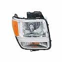 New CAPA Certified Standard Replacement Passenger Side Headlight Assembly, No Headlight Leveling