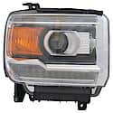 New CAPA Certified Standard Replacement Passenger Side Head Light Assembly