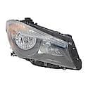 New CAPA Certified Standard Replacement Passenger Side Halogen Headlight Assembly