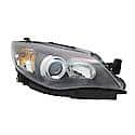 New Economy Replacement Passenger Side Black Halogen Headlight Assembly, Except Outback Models