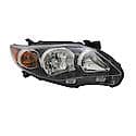 New Economy Replacement Passenger Side Headlight Assembly, With Black Bezel