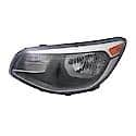 New CAPA Certified Standard Replacement Driver Side Halogen Non-Projection Headlight Assembly