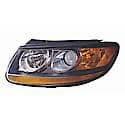 New CAPA Certified Standard Replacement Driver Side Headlight Assembly, With Orange Lower Reflector