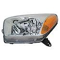 New Economy Replacement Driver Side Headlight Assembly, Except Sport Package, Chrome Bezel