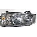 New Economy Replacement Passenger Side Front Headlight Assembly, Sedan Models, W/ Park/Signal/Marker