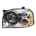 New Economy Replacement Driver Side Headlight Assembly, Base/XE Models, With Aluminum Bezel