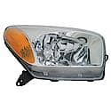 New Economy Replacement Passenger Side Headlight Assembly, Except Sport Package, Chrome Bezel