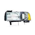 New Economy Replacement Driver Side Headlight Assembly, W/ Park And Signal Light