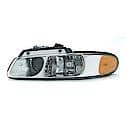 New Economy Replacement Driver Side Headlight Assembly, With Quad Headlights, All Models