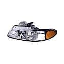 New Economy Replacement Driver Side Headlight Assembly, With Quad Headlights