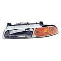 New Economy Replacement Driver Side Headlight Assembly, Replacement Design Without Lines In Lens