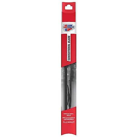 Conventional 16'' Wiper Blade: Curved Windshield Fit, Steel Frame