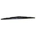 16 Inch Length, Single Blade, Without Spoiler, Black, Standard Duty