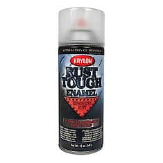 Krylon Rust Tough Enamel: Gloss Clear, Aerosol, No Primer, Direct To ...