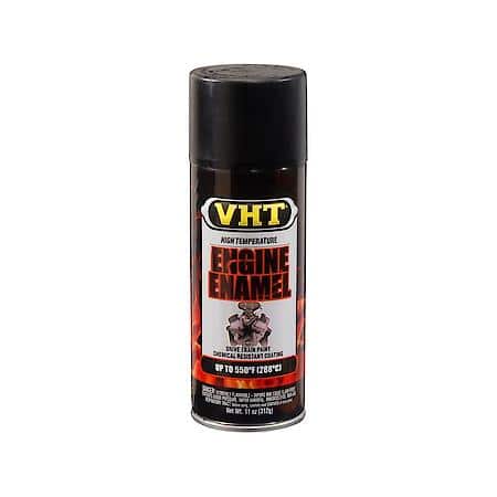 Engine Enamel, Flat, Black, 11 oz.