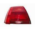 New Standard Replacement Driver Side Tail Light Assembly, Except GTS