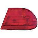 New Standard Replacement Passenger Side Outer Tail Light Assembly, Sedan Models