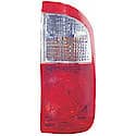 New CAPA Certified Standard Replacement Passenger Side Tail Light Assembly, With Clear And Red Lens