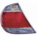 New CAPA Certified Standard Replacement Driver Side Tail Light Assembly, USA Built LE And XLE Models