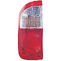 New CAPA Certified Standard Replacement Driver Side Tail Light Assembly, With Clear And Red Lens