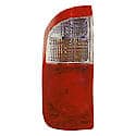 New Economy Replacement Driver Side Tail Light Assembly, With Clear And Red Lens