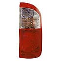 New Economy Replacement Passenger Side Tail Light Assembly, With Clear And Red Lens