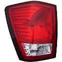 Halogen Tail Light Assembly: Driver Side, Plastic, Clear; Red, 1 Pack