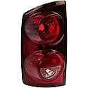 Halogen Tail Light Assembly: Driver Side, Plastic, Clear; Red, 1 Pack