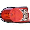 Halogen Tail Light Assembly: Driver Side, Plastic, Clear; Red, 1 Pack