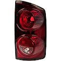 Halogen Tail Light Assembly: Passenger Side, Plastic, Clear; Red, 1 Pack