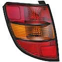 Halogen Tail Light Assembly: Driver Side, Plastic, Red; Amber, 1 Pack