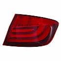 Passenger Side Led Style Outer Tail Light Assembly, For Sedan Models