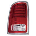 New CAPA Certified Premium Replacement Driver Side LED Tail Light Assembly, Chrome