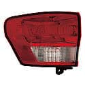 New CAPA Certified Standard Replacement Driver Side Outer Tail Light Assembly