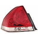 New CAPA Certified Standard Replacement Passenger Side Tail Light Assembly, Includes Wiring Harness