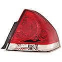 New CAPA Certified Standard Replacement Driver Side Tail Light Assembly, Includes Wiring Harness