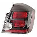 New CAPA Certified Premium Replacement Passenger Side Tail Light Assembly, With Dark Bezel