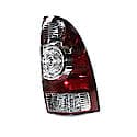 New Economy Replacement Passenger Side LED Style Tail Light Assembly, Clear Center Lens