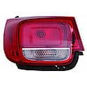 New CAPA Certified Standard Replacement Driver Side Outer Tail Light Assembly, Except LTZ Models