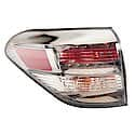 New Standard Replacement Driver Side Outer Tail Light Assembly, Except Japan Built Models