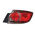 New CAPA Certified Standard Replacement Passenger Side Outer Tail Light Assembly