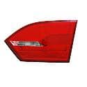 New CAPA Certified Standard Replacement Passenger Side Inner Tail Light Assembly, Sedan Models