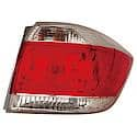 New CAPA Certified Standard Replacement Passenger Side Tail Light Assembly, Except Hybrid