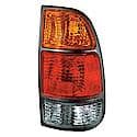 New Economy Replacement Passenger Side Tail Light Assembly, Amber/Red/Clear Lens